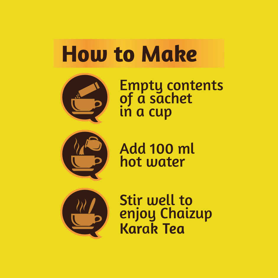 Chaizup Instant Tea Saffron