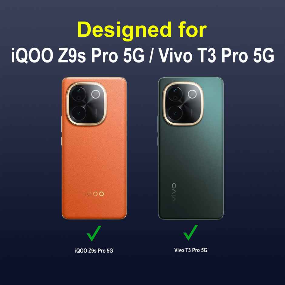 Zapcase Back Cover for iQOO Z9s Pro 5G | Magic-Sapphire