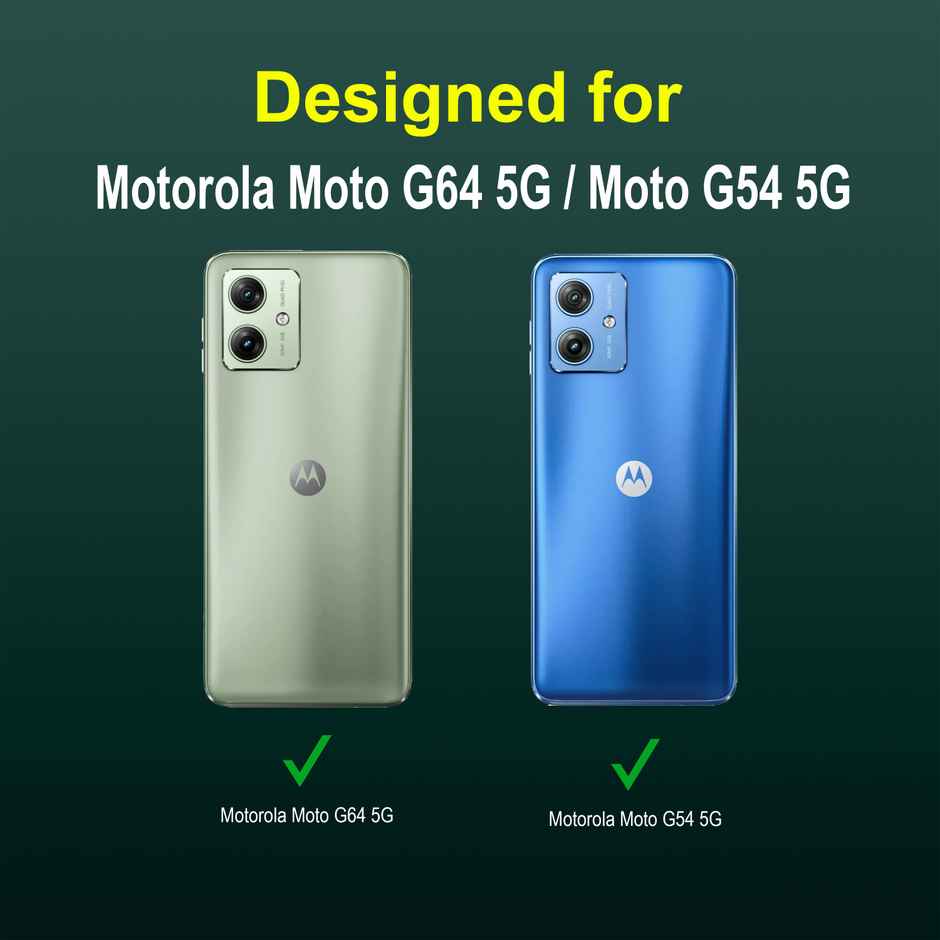 Zapcase Back Cover for Motorola g64 5G | Moto g64 5G | Magic-DarkGreen