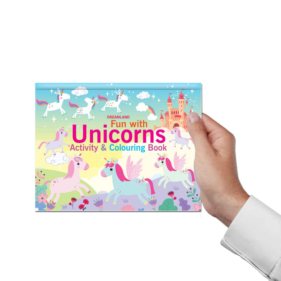 Dreamland Fun with Unicorns Activity and Colouring Book 64 Pages