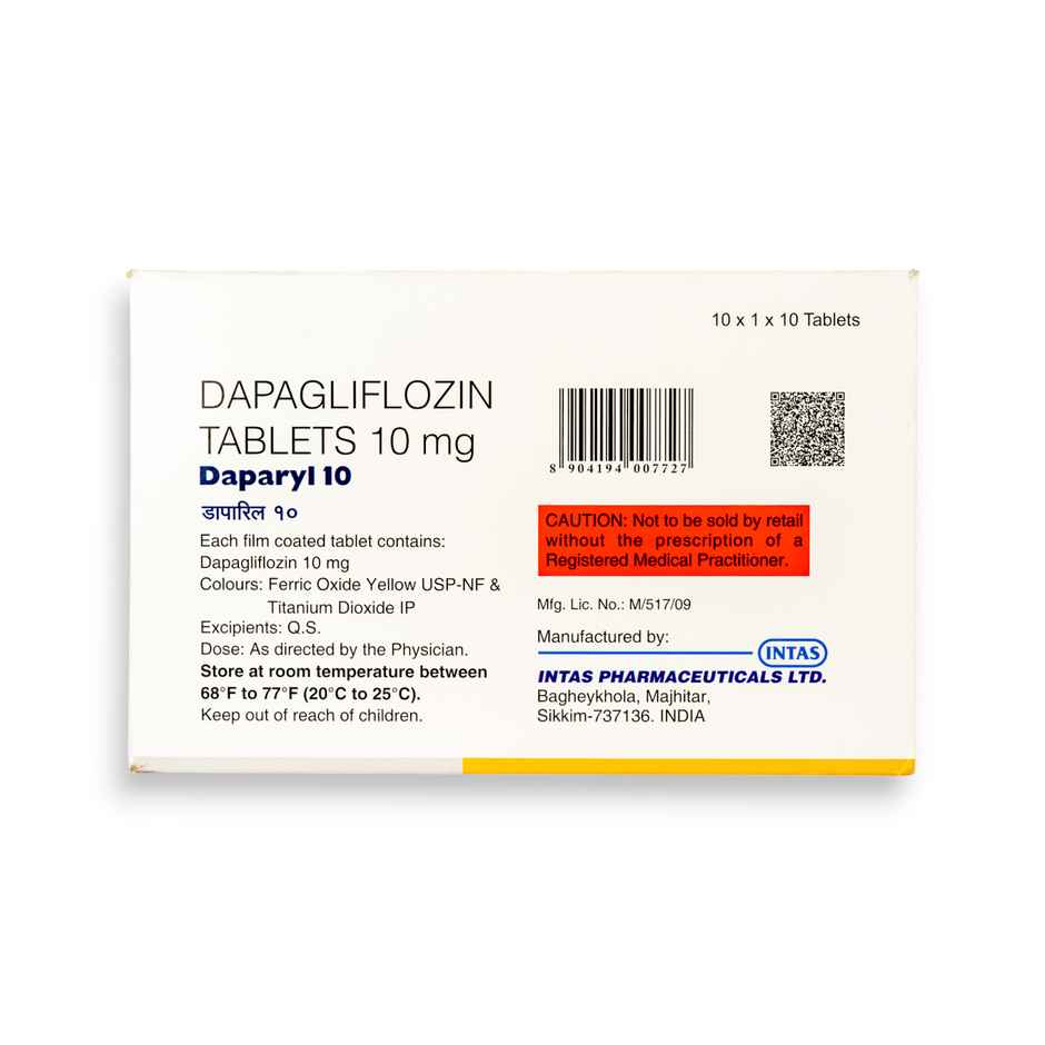 Daparyl 10 Tablet