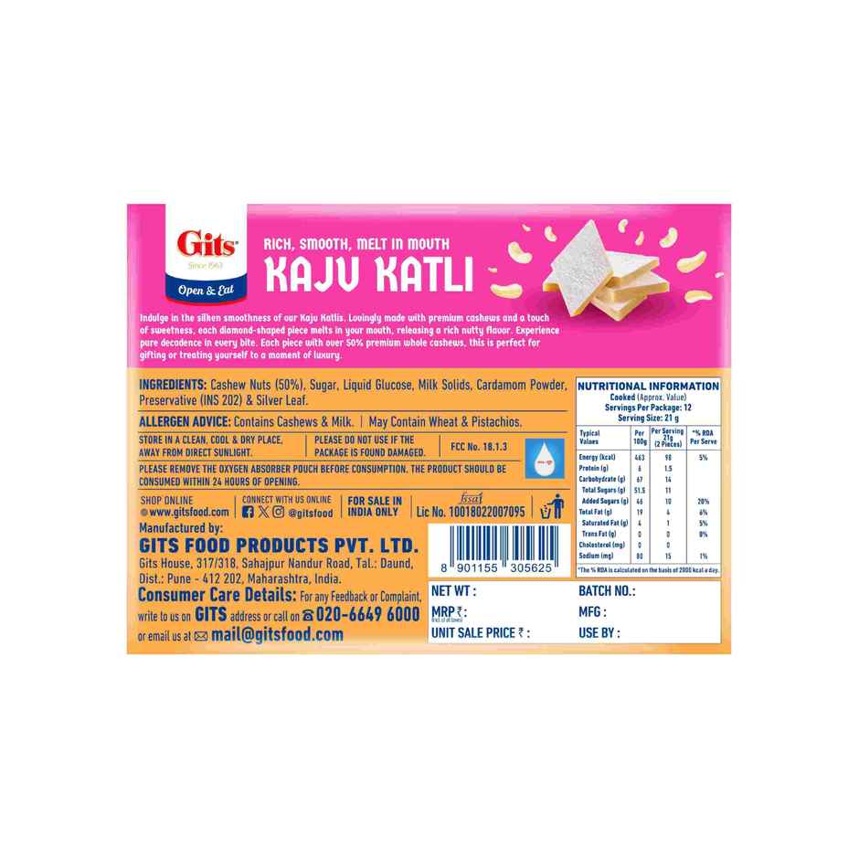 Gits Kaju Katli