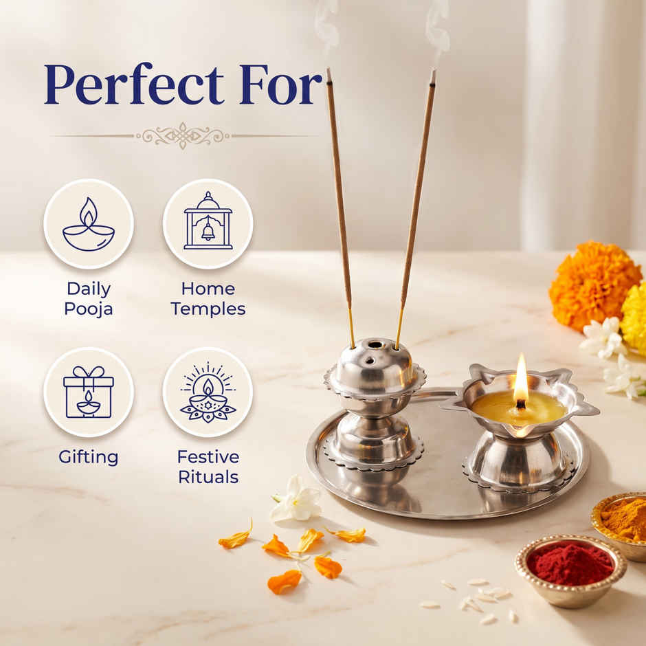Mini Agarbatti Diya Thali | From House of Cycle