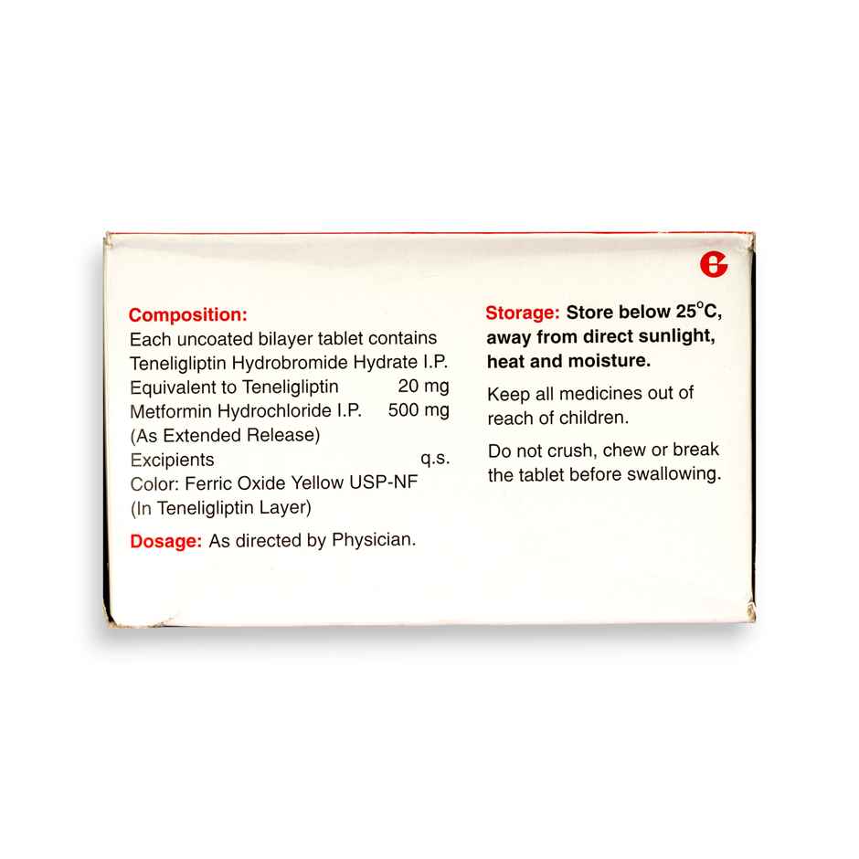 Ziten-M 20mg/500mg Tablet ER