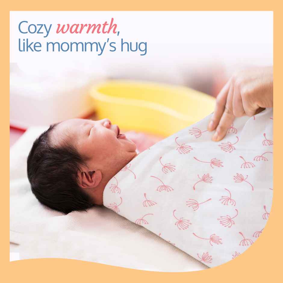 LuvLap 100% Cotton Muslin Baby Swaddle Set | Pack of 3 | 120cm x 100cm | 0-18 Month+ | Baby Towel