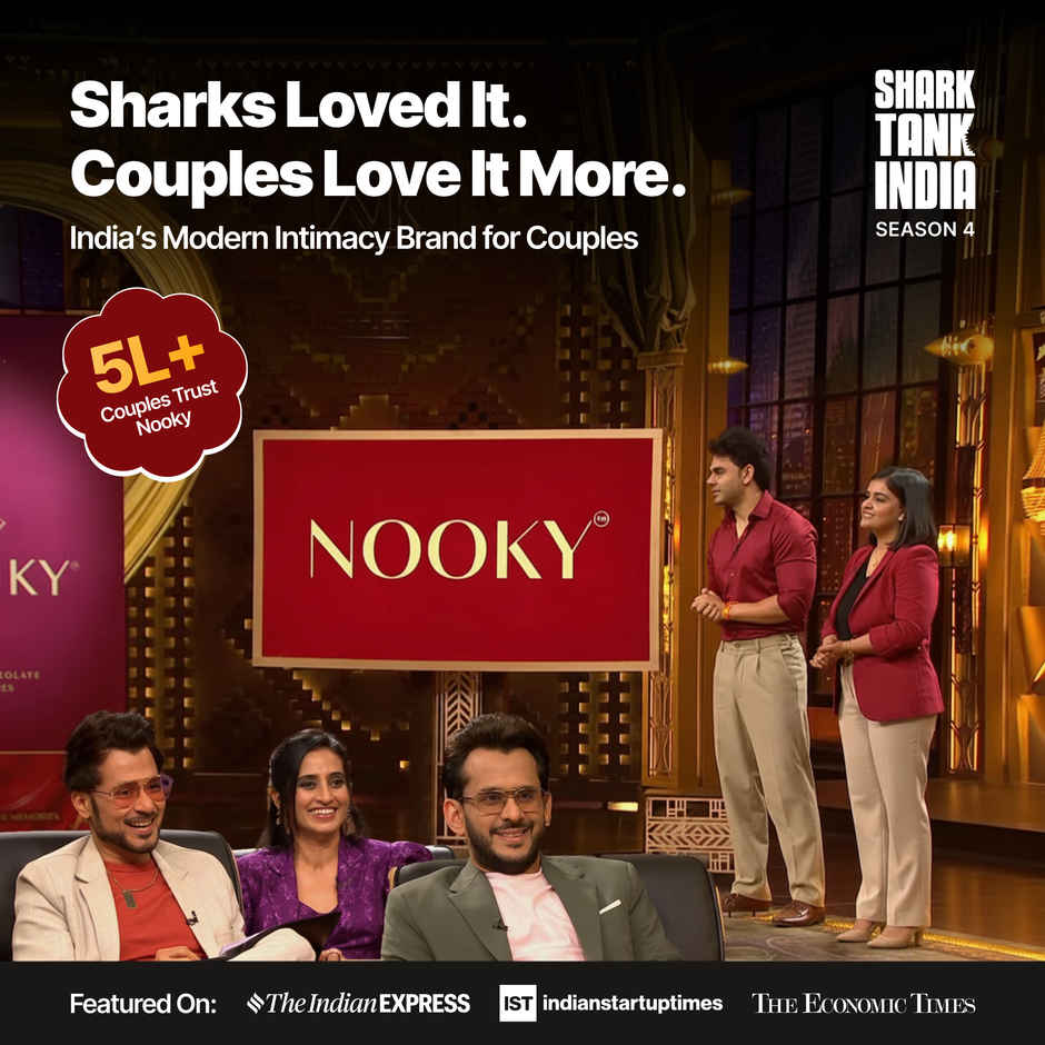 Nooky Connect 3 in 1 Condom Intimacy Kit Condoms Chocolates Scratch Cards Couple Gift