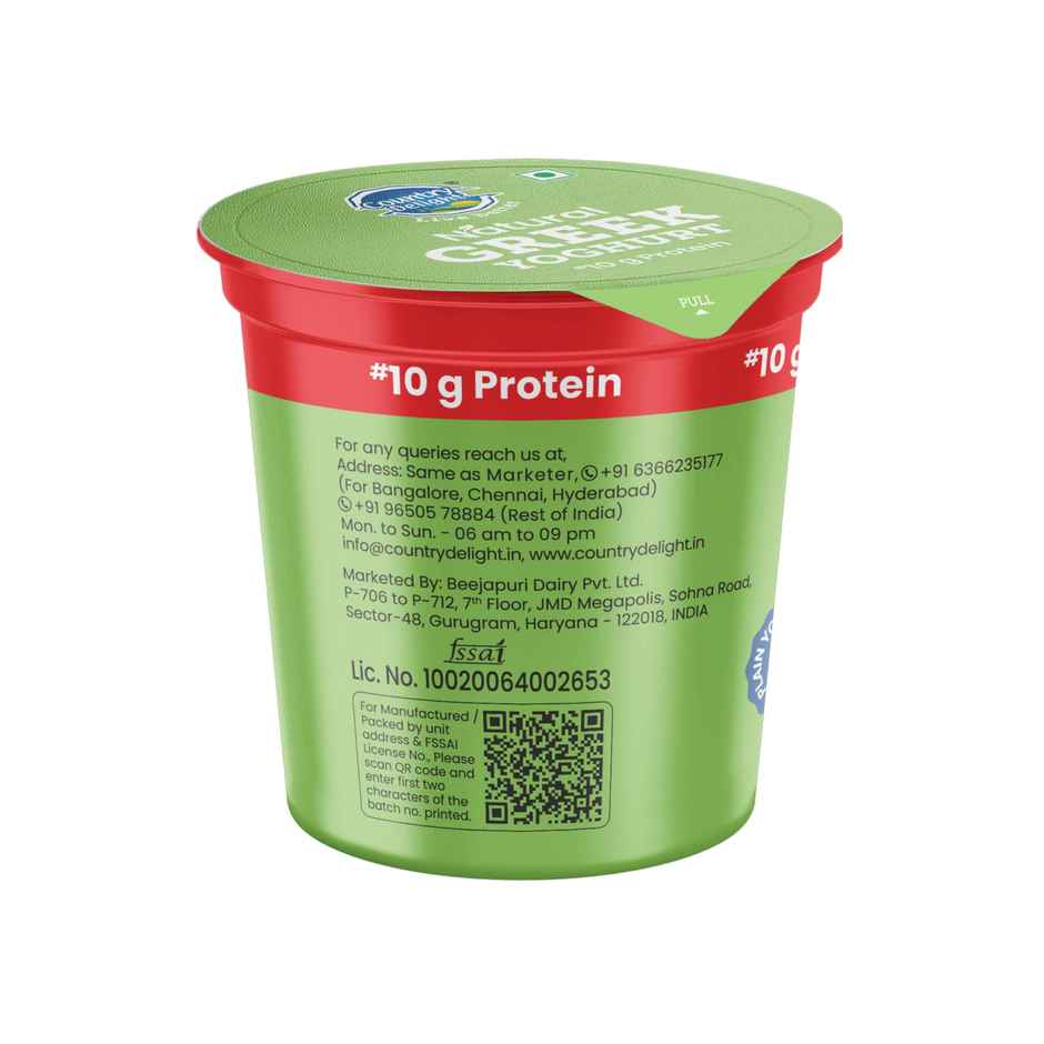 Country Delight 10g Protein Natural Greek Yogurt
