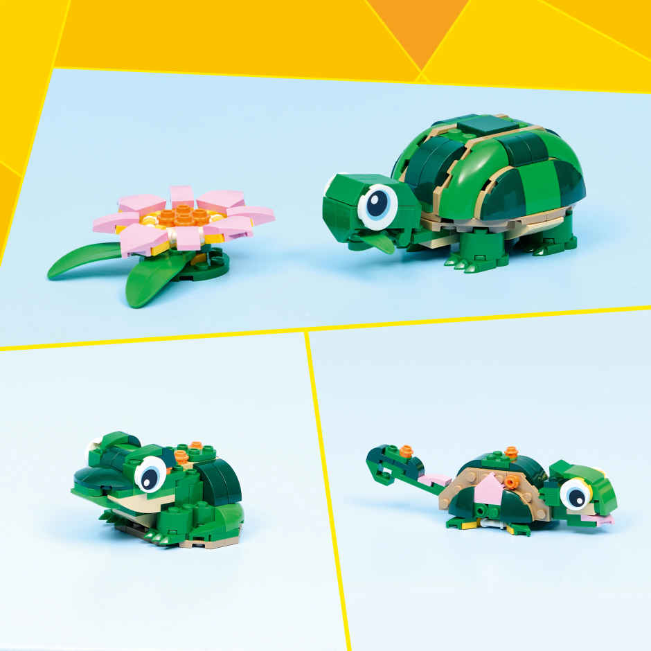 LEGO Creator 3 in 1 Turtle with a Water Lily Flower 31377