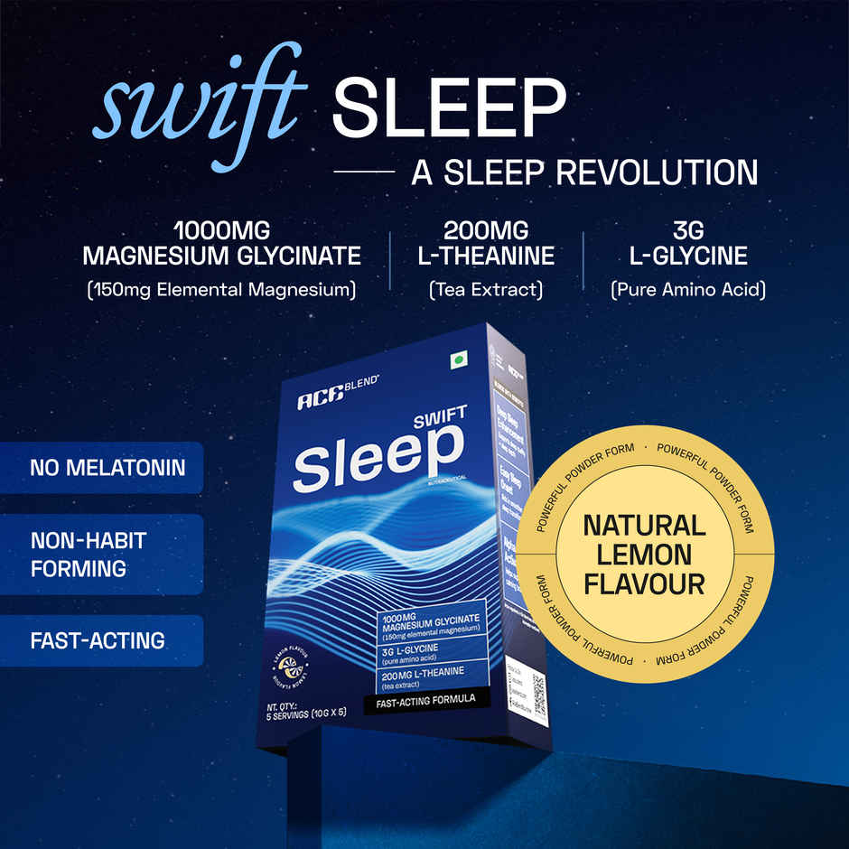 Ace Blend Swift Sleep Supplement | Deep Rest & Recovery Support | 5 Servings