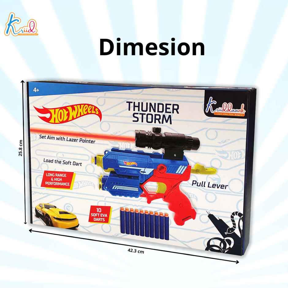 Kriiddaank Thunder Storm, Strike Blaster - Multi-Mode Shooting System,Perfect Gift for Action Lovers