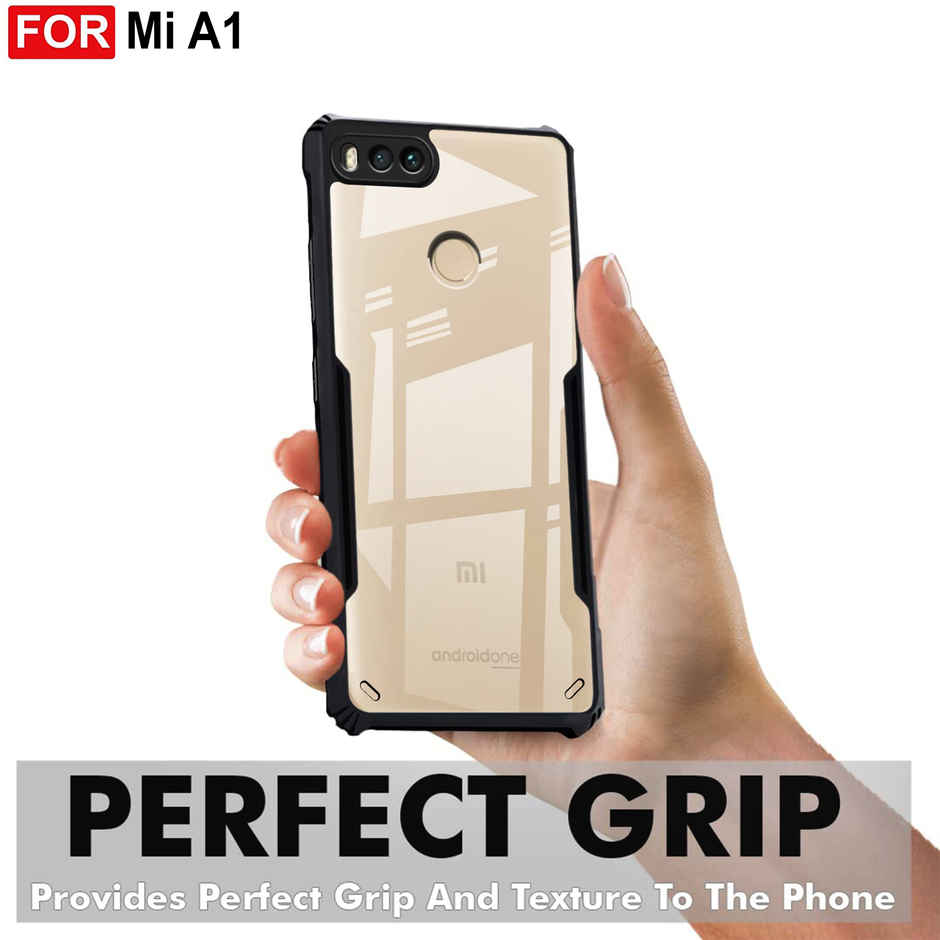 Zapcase Back Cover for Mi A1 | Matte-Black