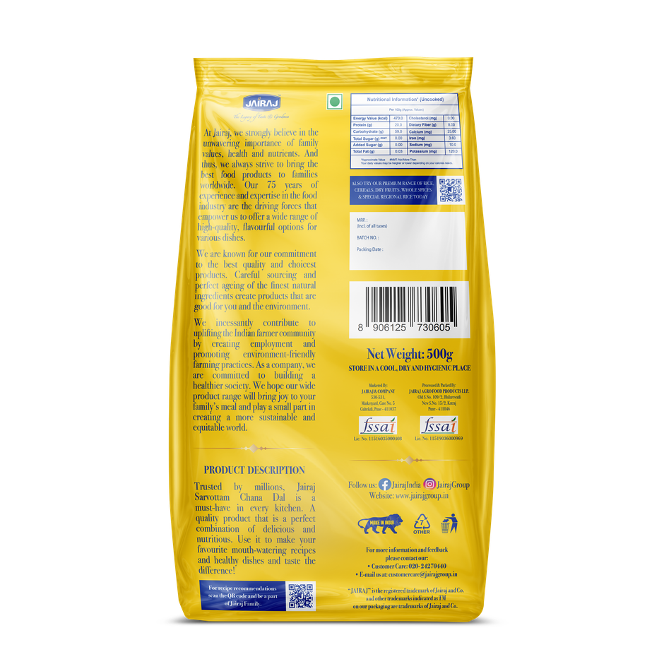 Jairaj Chana Dal