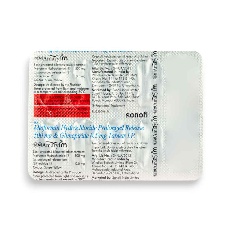 Semi Amaryl M Tablet PR