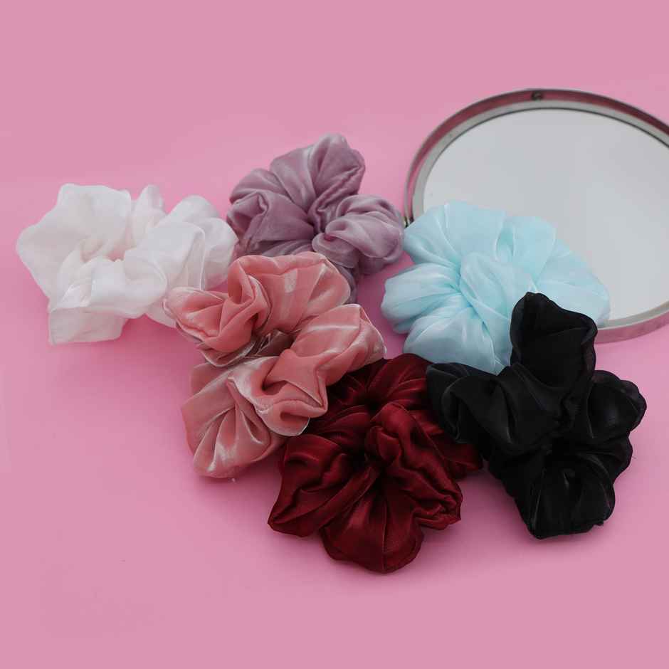 Matkooz Jimmi Choo Scrunchies (Black White Blue Red Rose Gold Lavender)