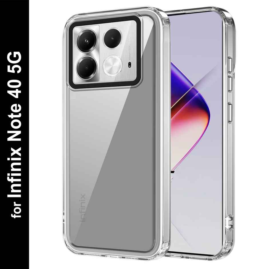 Zapcase Back Cover for Infinix Note 40 5G | Space-Clear