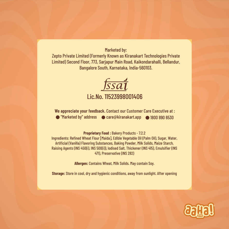 Aaha Life Fresh Vanilla Muffins | Eggless