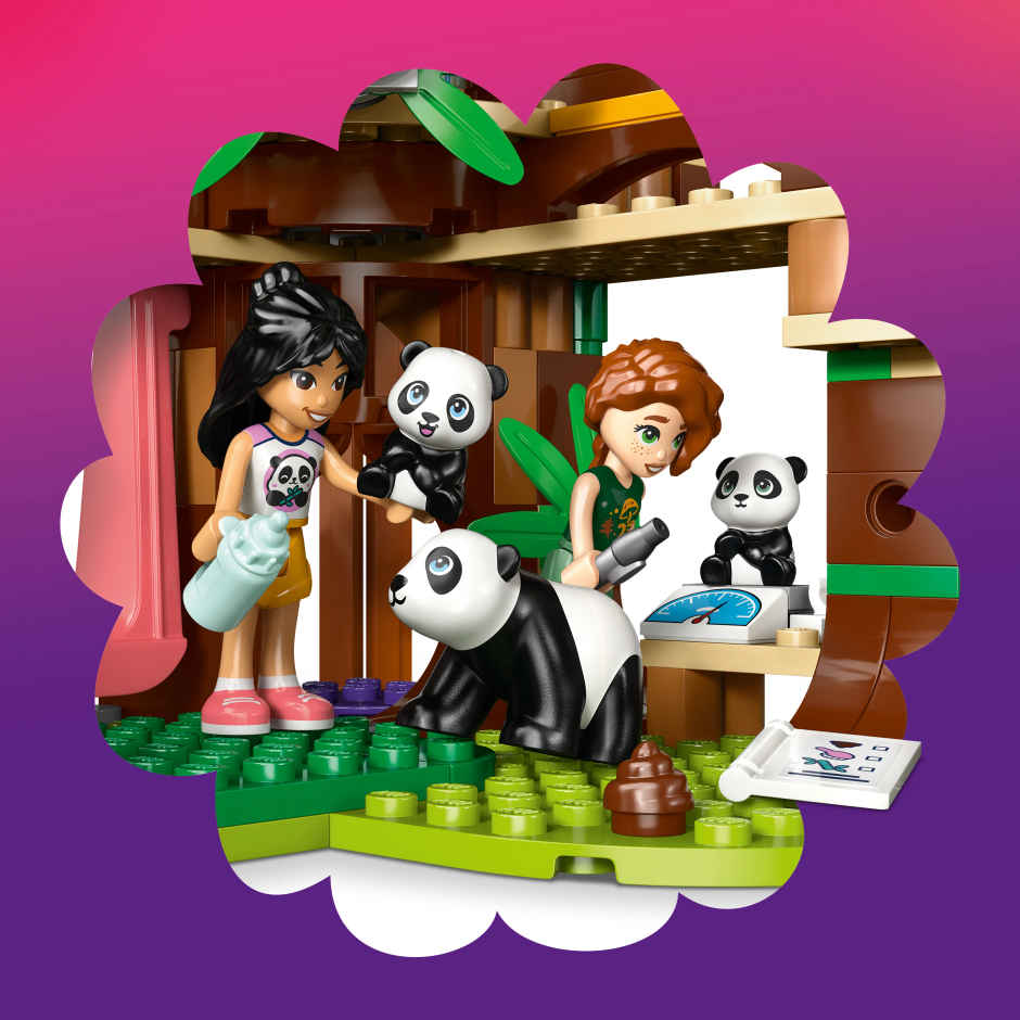 LEGO Friends Panda Sanctuary Animal Care Building Set Toy 42648