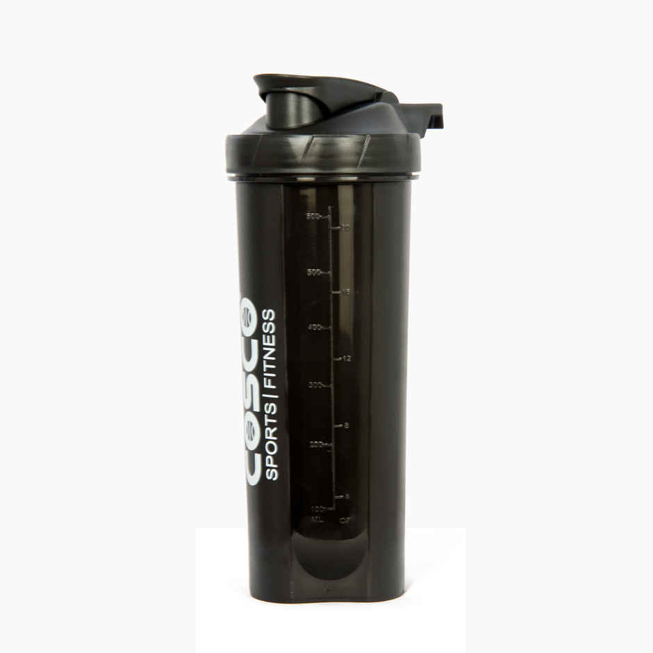 Cosco Power Gym Shaker with Holder | Black |  700 ml