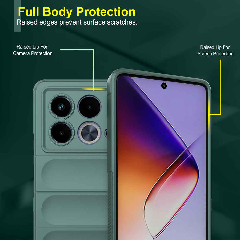 Zapcase Back Cover for Infinix Note 40 5G | Magic-DarkGreen