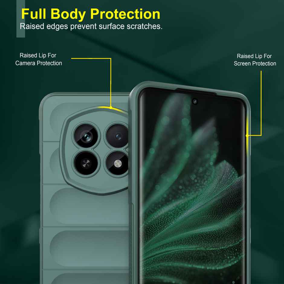 Zapcase Back Cover for Realme P2 Pro 5G | Magic-DarkGreen