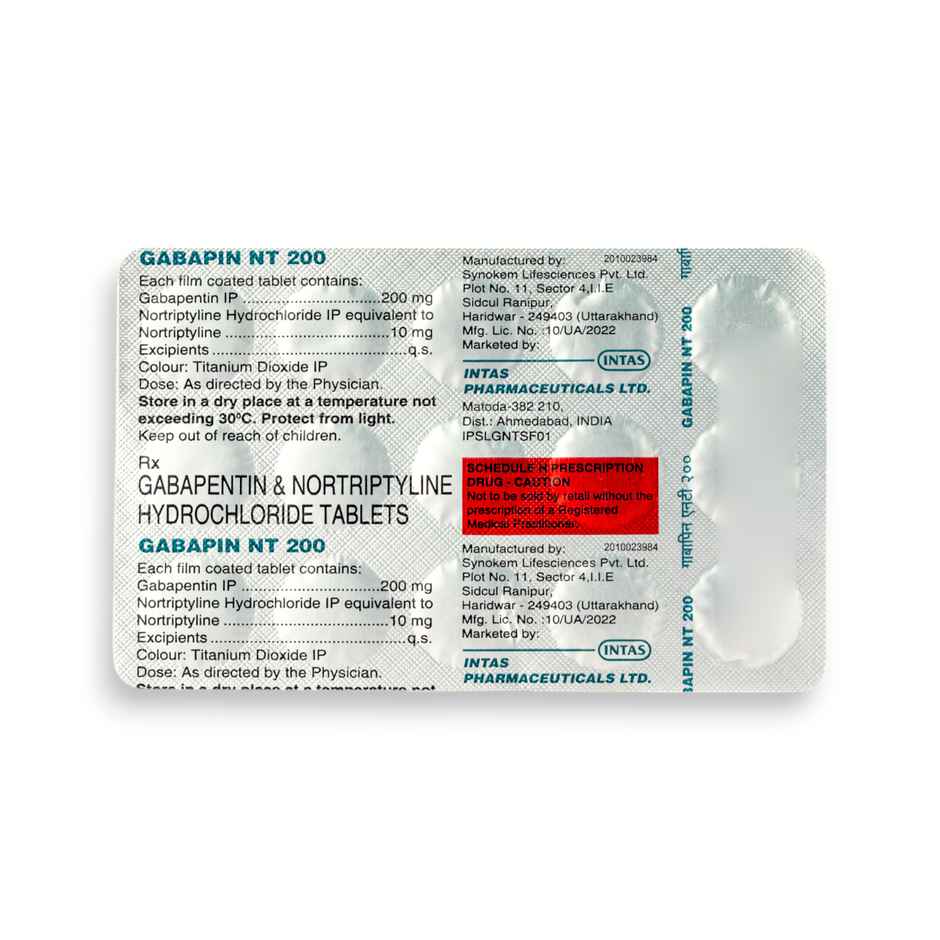 Gabapin NT 200 Tablet