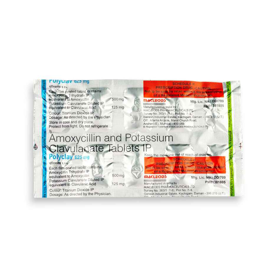 Polyclav 625mg Tablet