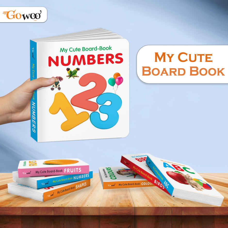 My Cute Board Book Numbers | Pocket Size Books for Children | Educational Learning Book