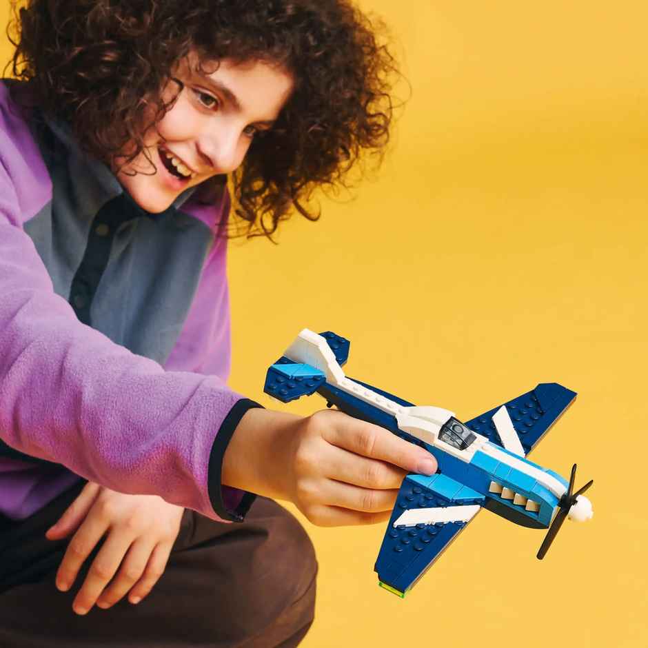 LEGO Creator 3 in 1 Aircraft: Race Plane Toy Vehicle Playset 31160 Building Blocks Toys for 7Y+