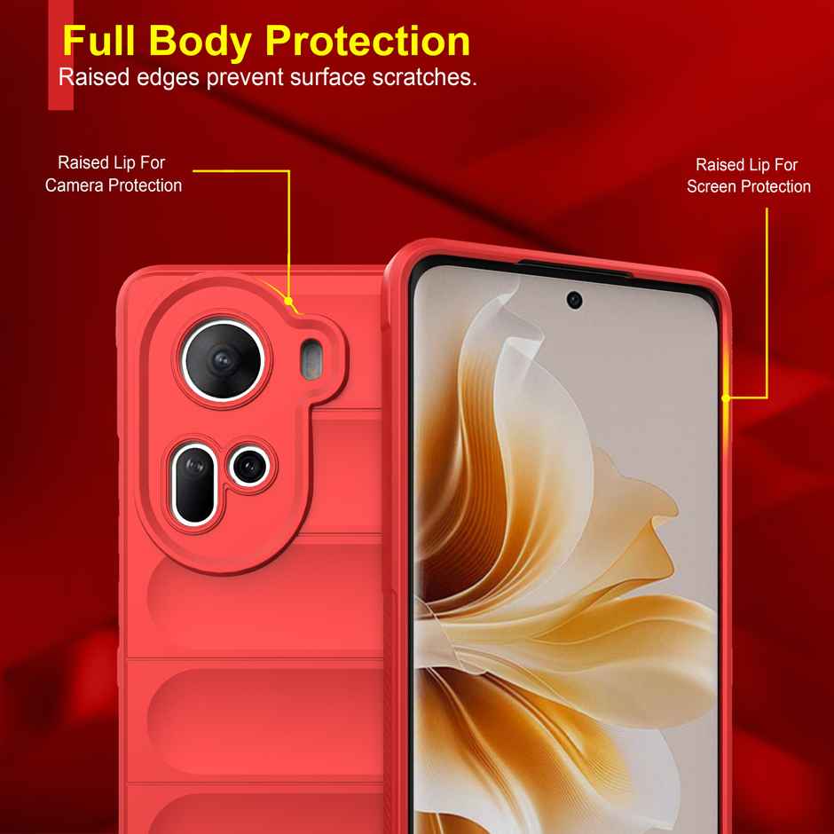 Zapcase Back Cover for OPPO Reno 11 5G | Magic-Red