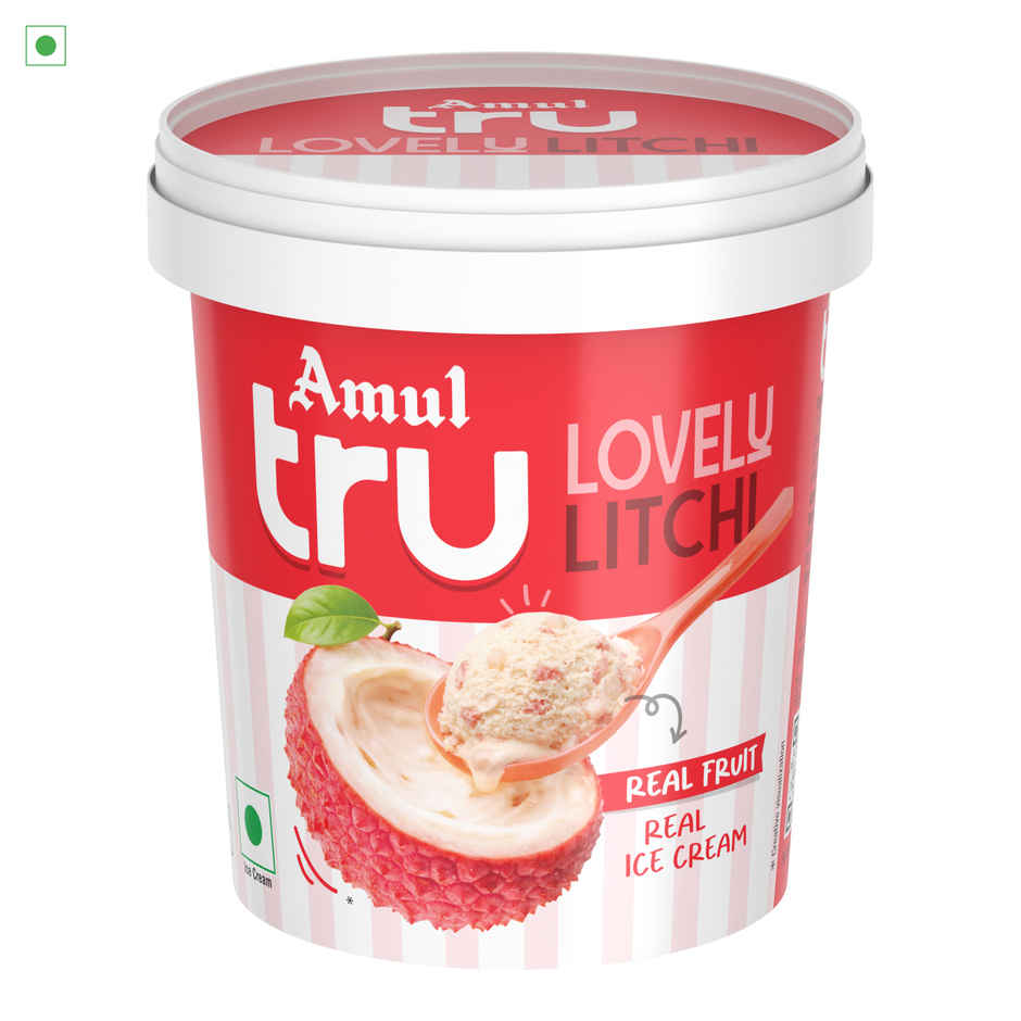 Amul Tru Lovely Litchi Ice Cream Cup