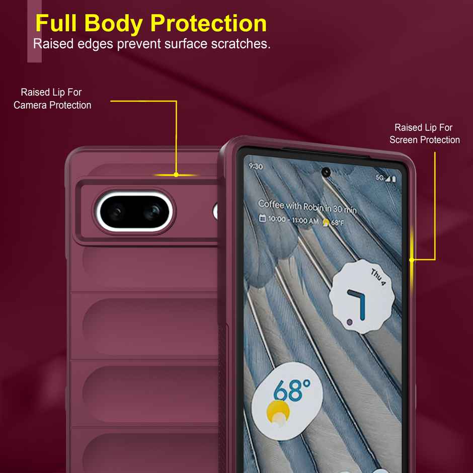 Zapcase Back Cover for Google Pixel 7A | Magic-Plum