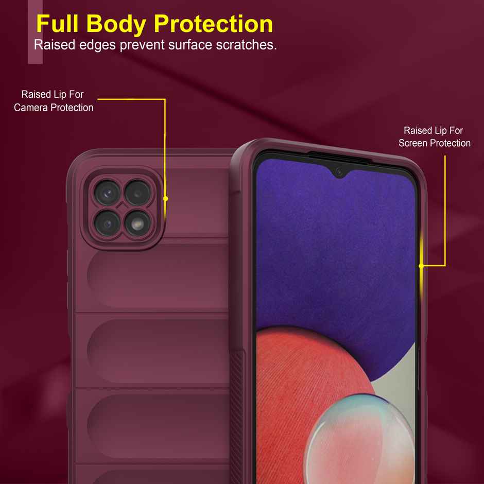 Zapcase Back Cover for Samsung Galaxy A22 5G | Samsung Galaxy F42 5G | Magic-Plum