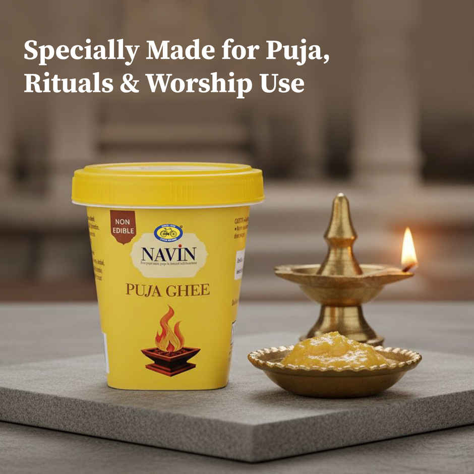 Pure Puja Ghee | Non-Edible Ghee for Diyas, Aarti & Rituals | Cycle