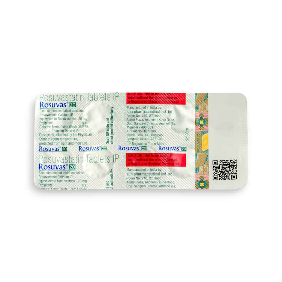 Rosuvas 20 Tablet