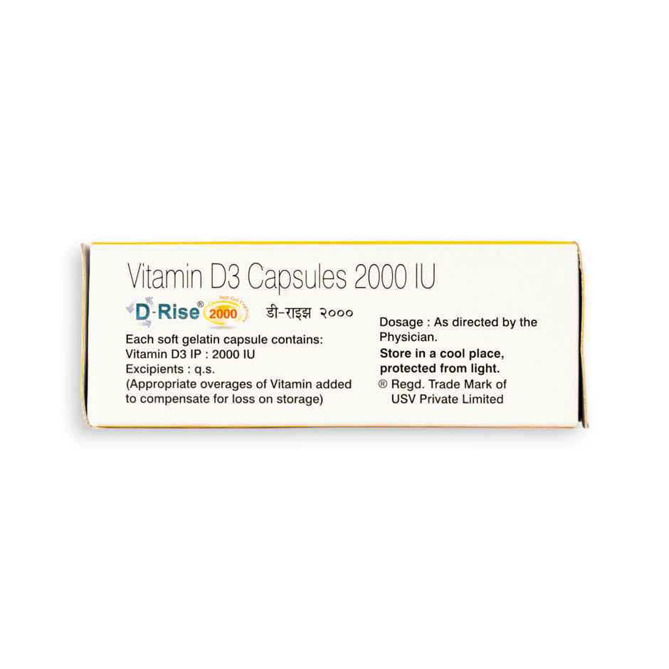 D-Rise 2000 Vitamin D3 Capsule