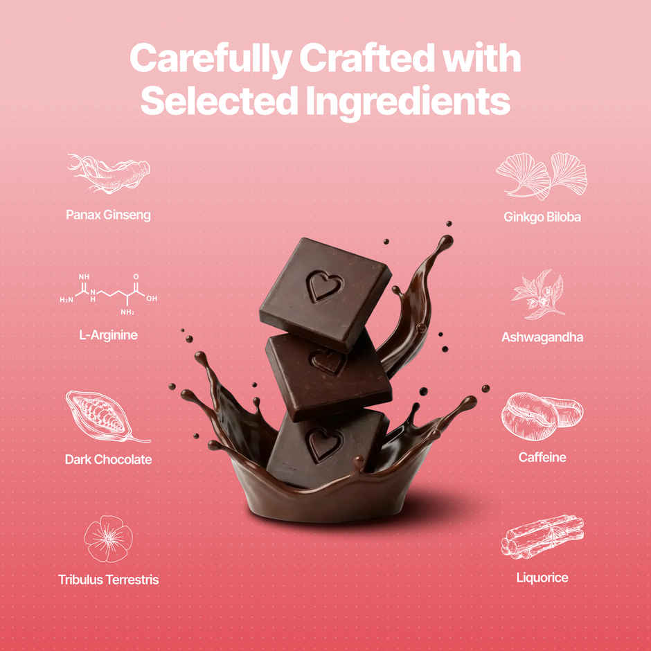 Nooky LGBTQ Chocolate 2 in 1 Aphrodisiac Intimacy Chocolate Romantic Couple Treat