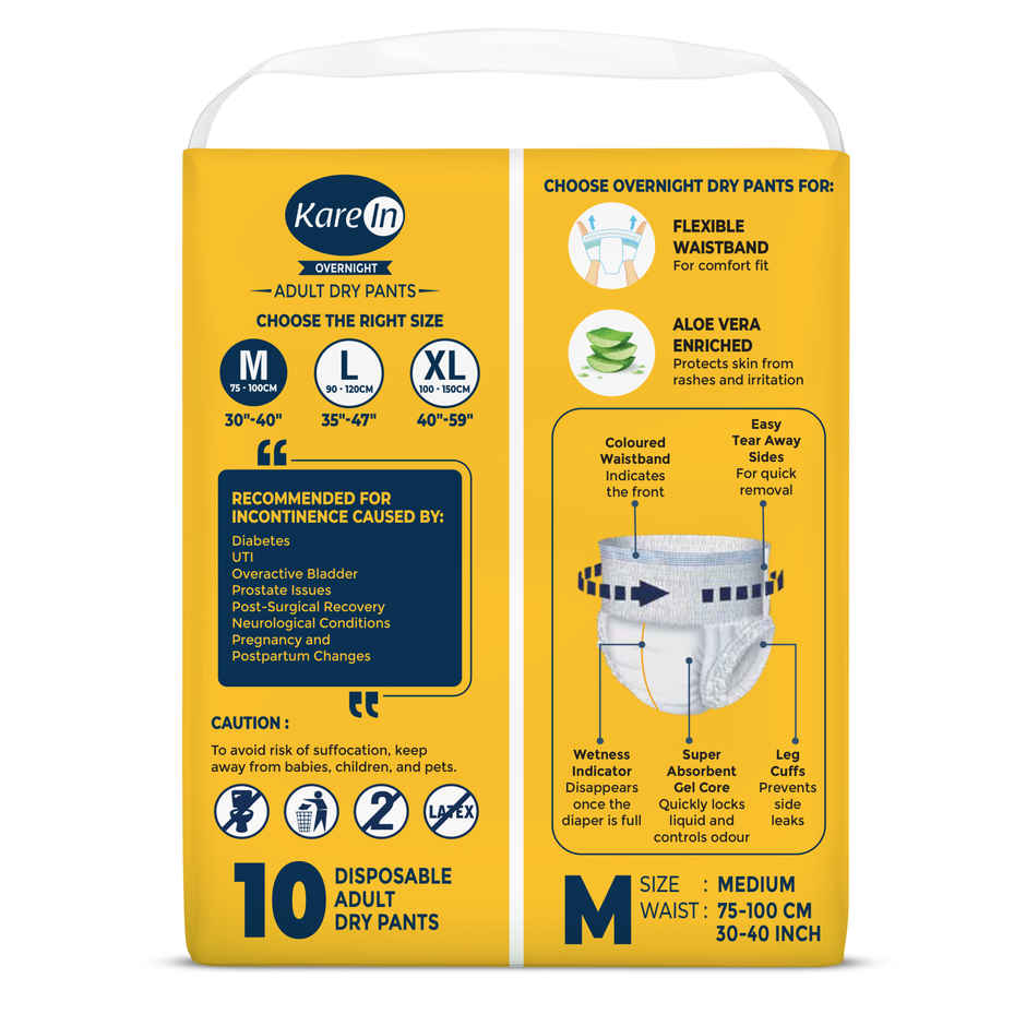 KareIn Overnight Adult Diaper Pants | Medium