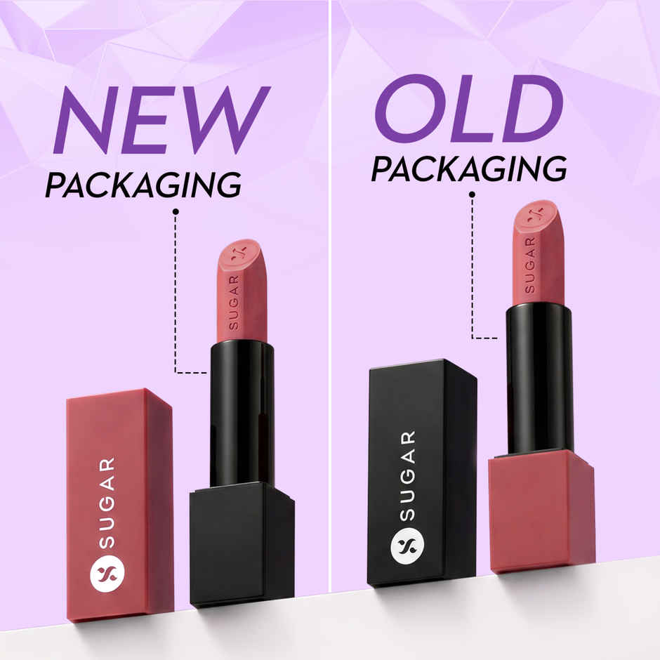 SUGAR Cosmetics Glide Peptide Serum Lipstick | 09 Boston Blush