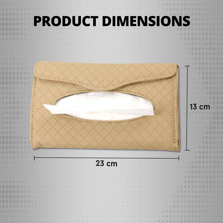 Robustt Textured Sunvisor Tissue Holder | Beige