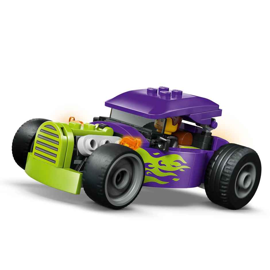 LEGO City Hot Rod Race Car Building Toy and Minifigure 60485