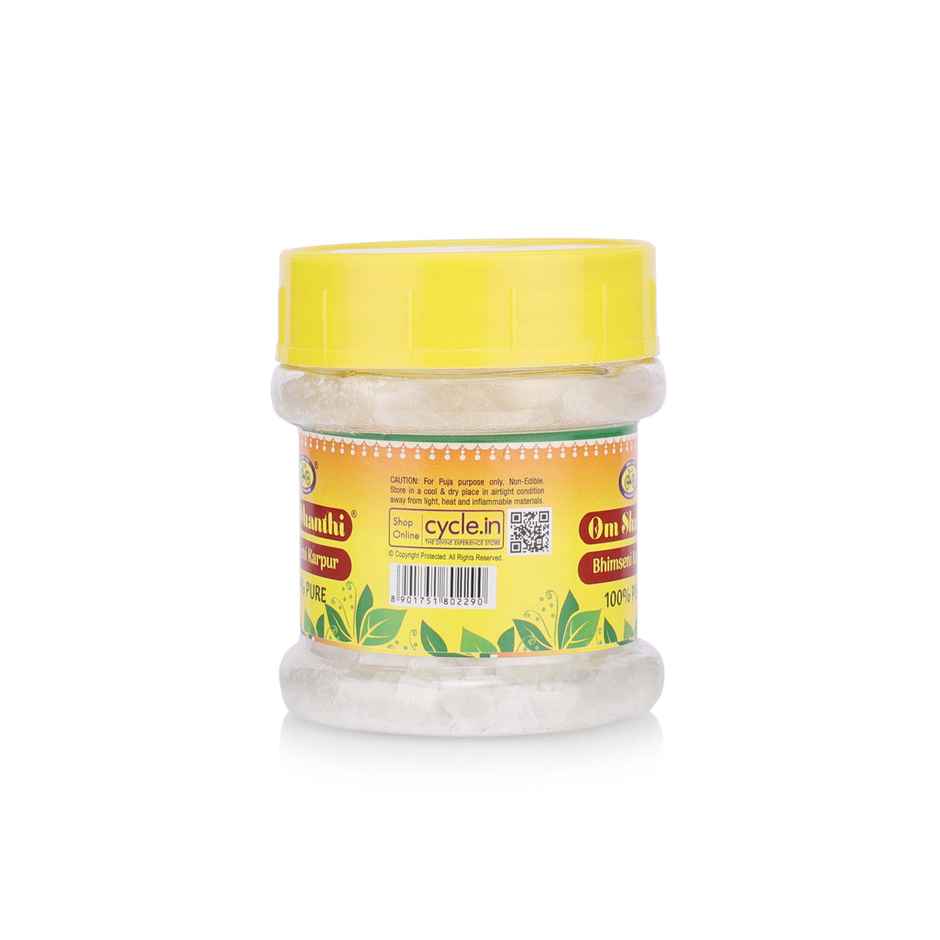 Om Shanthi Bhimseni Camphor | From House of Cycle