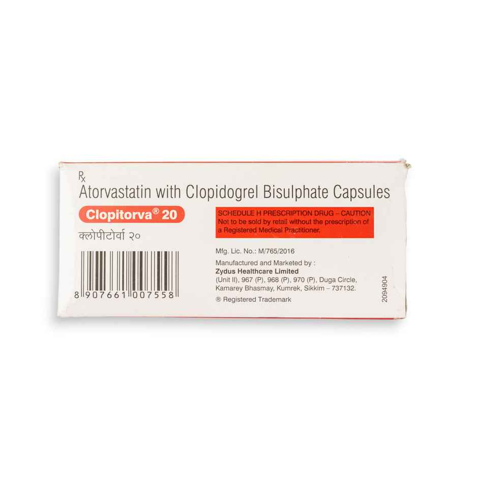 Clopitorva 20 Capsule