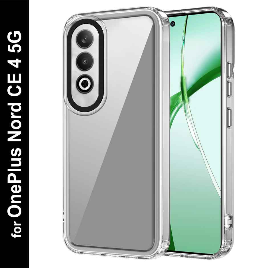 Zapcase Back Cover for OnePlus Nord CE 4 5G | Space-Clear