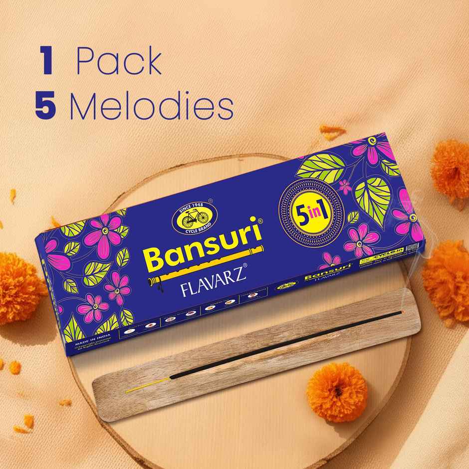 Bansuri 5 in 1 Agarbatti | From House of Cycle