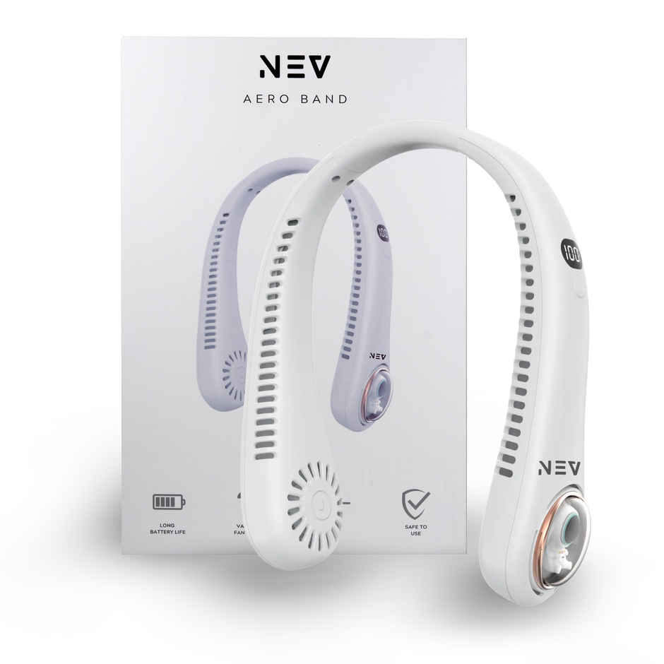 Nev Aero Band, Portable Neck Handsfree Fan