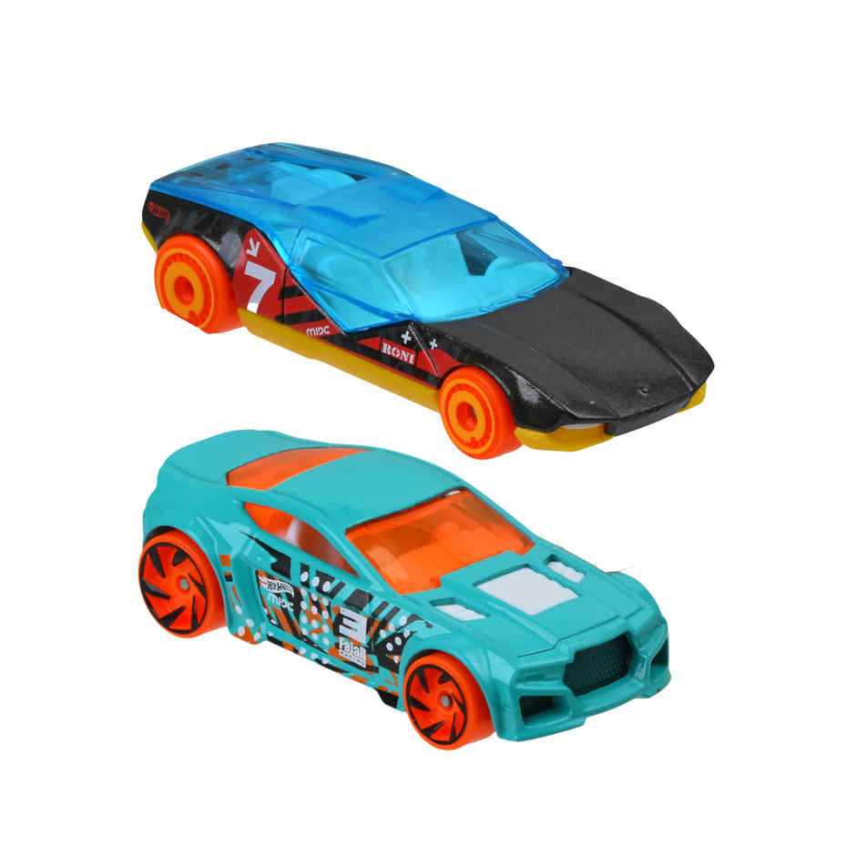Hot Wheels 2-Car Pack of 1:64 Scale VehiclesTheme-JBK01