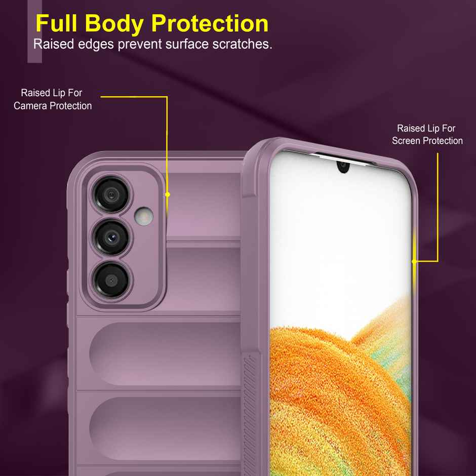 Zapcase Back Cover for Samsung Galaxy A34 5G | Magic-Lavender
