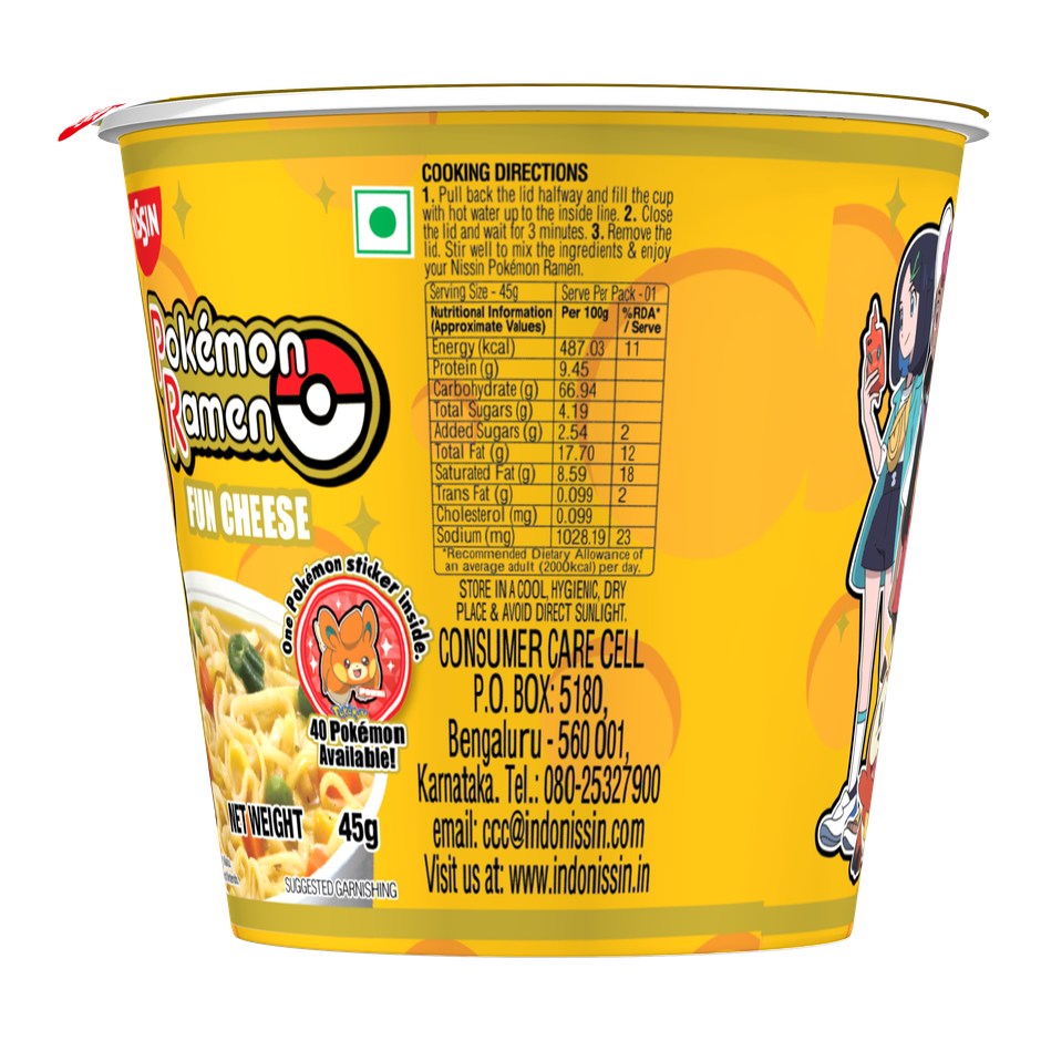 Nissin Pokemon Ramen - Fun Cheese Cup Noodles