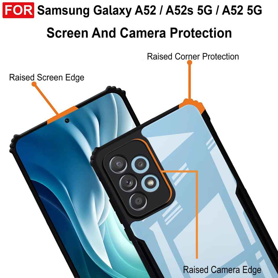 Zapcase Back Cover for Samsung Galaxy A52s 5G, | Matte-Black