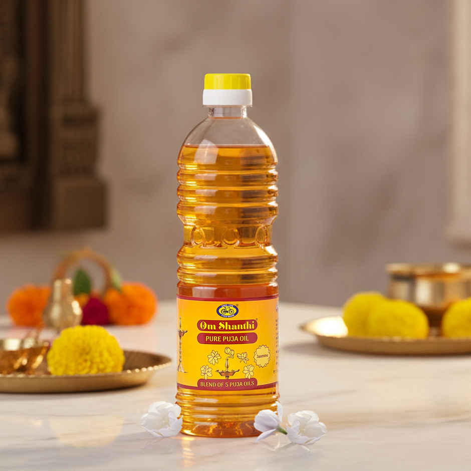 Om Shanthi Pure Jasmine Puja Oil | Cycle